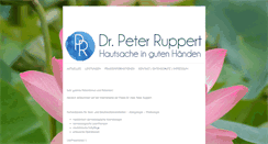 Desktop Screenshot of dr-ruppert-hautarzt.de